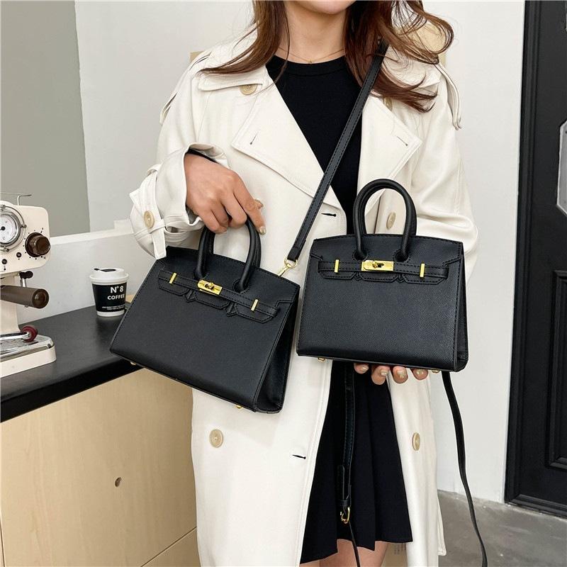 Kelly Bag Feeling New Handbag Bag Fashion Lock Platinum Bag Shoulder Crossbody Women's Bag Fashion