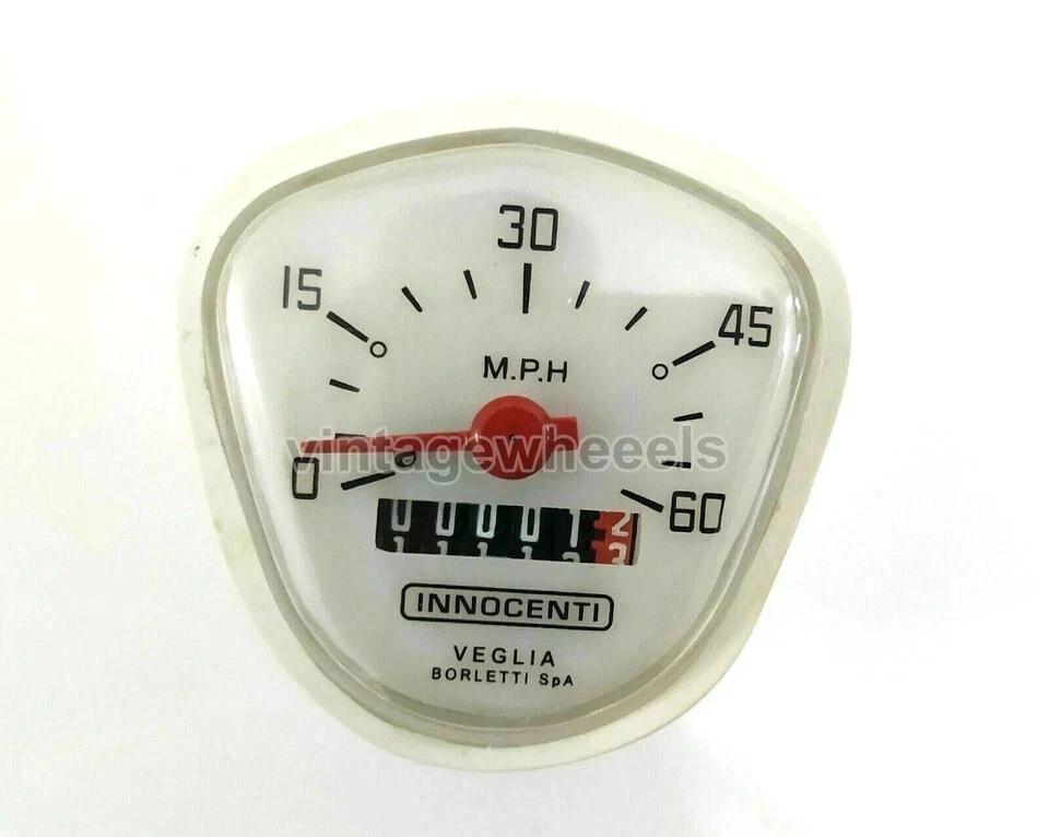 Lambretta J Range Cento 60 MPH Speedometer Veglia Borletti INNOCENTI Speedo
