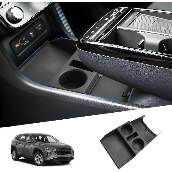 SHAOHAO for 2025 2026 Hyundai Tucson Lower Organizer for 2025 2026 Hyundai Tucson Accessories (Limited/Hybrid) Under Console Organizer Space Expand