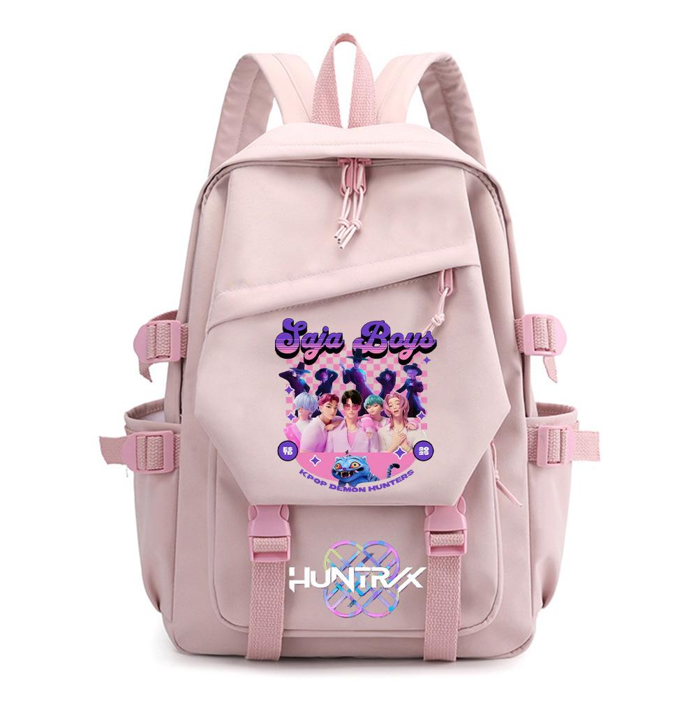 Anime Cute K-pop Demon Hunters Printed Backpack for Teenager Boy Gril Schoolbag Children Student Bookback Women Waterproof Travel Bag Kid Gift Mochila