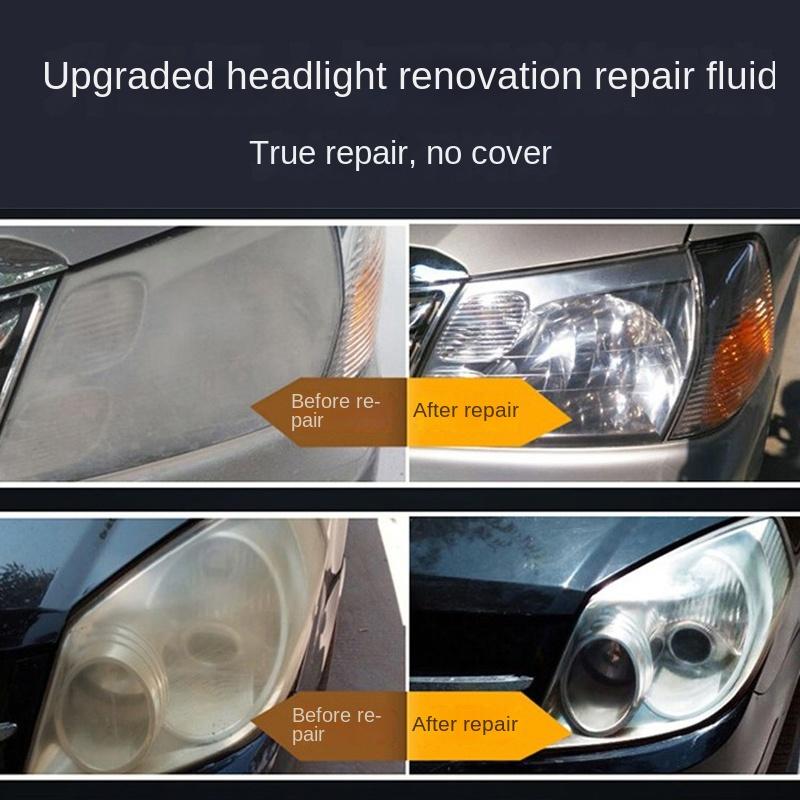 Poliersets zur Restaurierung von Autoscheinwerfern, Scheinwerfer-Kratzer-Entferner, Reparatur-Reinigungspaste, entfernt Oxidation, Scheinwerfer-Polierflüssigkeit