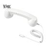 Nostalgic Desktop Decoration Prop Retro Phone Handset for Mobile Phones, Type-C Vintage Wired Handheld Comfortable Grip Telephone Handle Cell Receiver