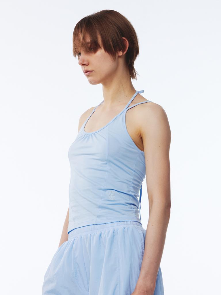 KIJUN Double Strap Tank Top Sky Blue