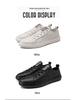 Herren Echtleder Sneaker - 2025 Koreanischer Stil Lässig Vielseitig Weiße & Schwarze Schuhe
