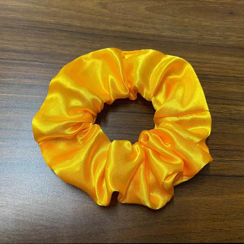 LED Işıklı Parlak Saten Noel Saç Tokası - Amerikan ve Avrupa Stilleri için Kalın Bağırsak Scrunchie Saç Aksesuarı