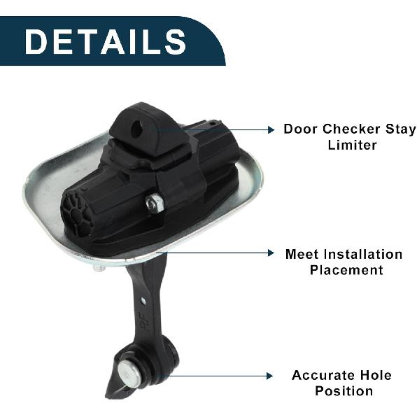 Ogranicznik paska drzwi do Chevrolet HHR Trwały Nr 25800726 | Przedni Lewy Prawy Ogranicznik Drzwi Zestaw Ramienia Sprawdzania Drzwi 1 szt.