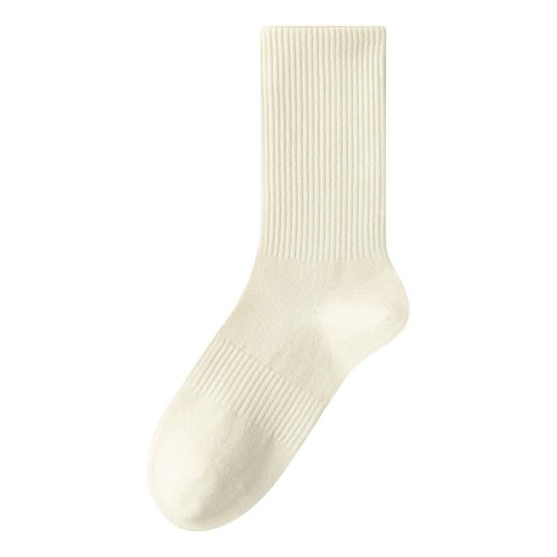 Woolen Socks, Thickened Warm Stockings, Autumn and Winter Women's Socks, Non-constricting, Stacked Mid-calf Stockings