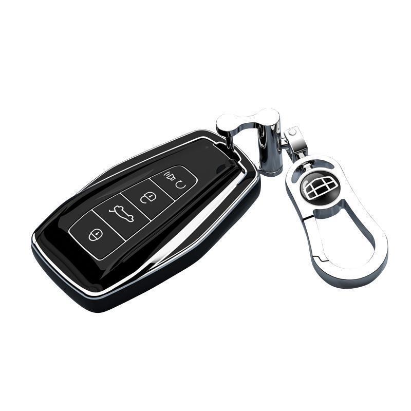 New Geely ICON Chocolate Key Cover for 1.5T 19-23 Male/Female Edition Car Buckle