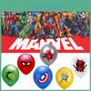 Superhero Themed Party Balloons 12 Inch Captain America Spiderman Hulk Latex Balloons