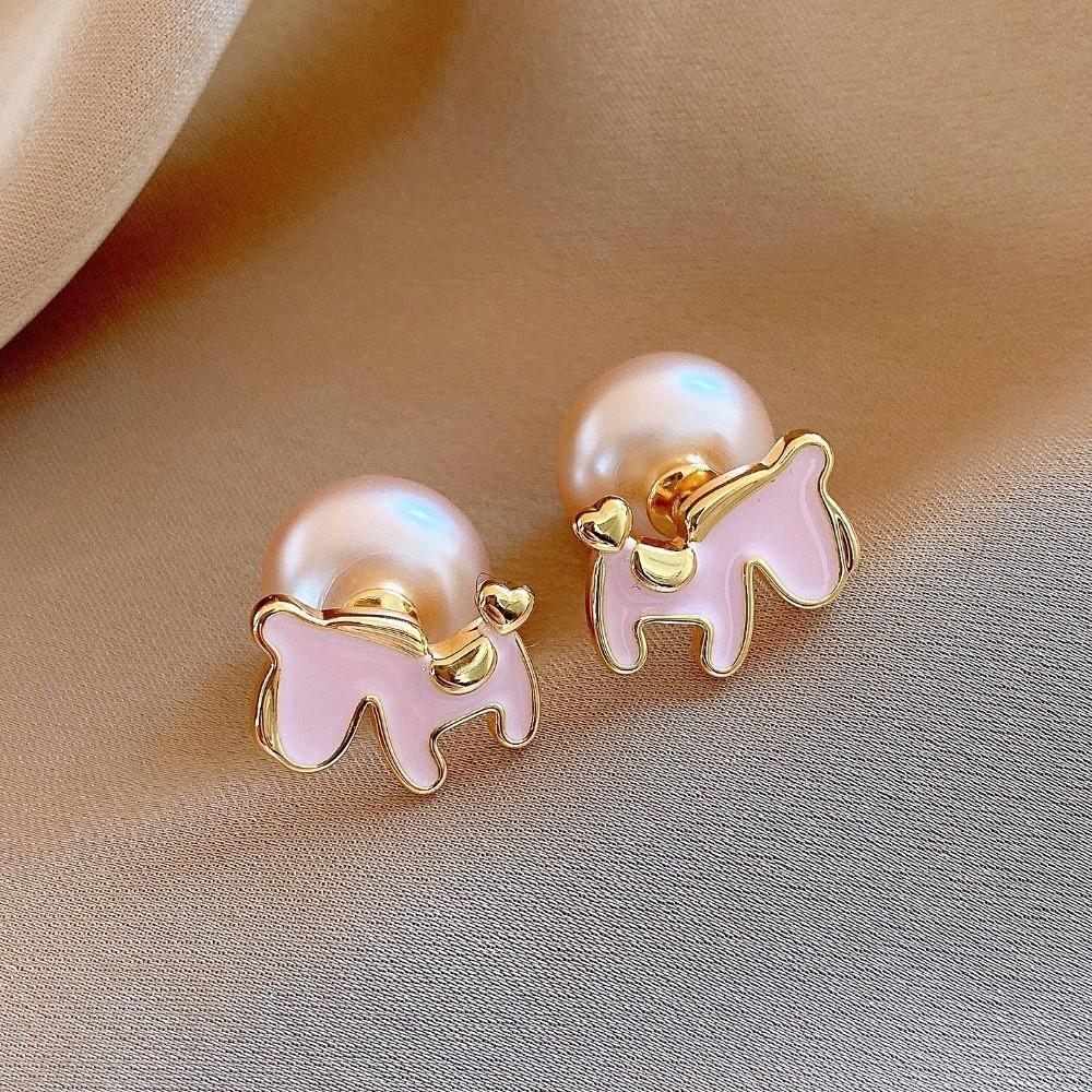 Fashion Jewelry New Year Horse Earrings Cartoon Horse Horse Mascot Ear Studs  Woman
