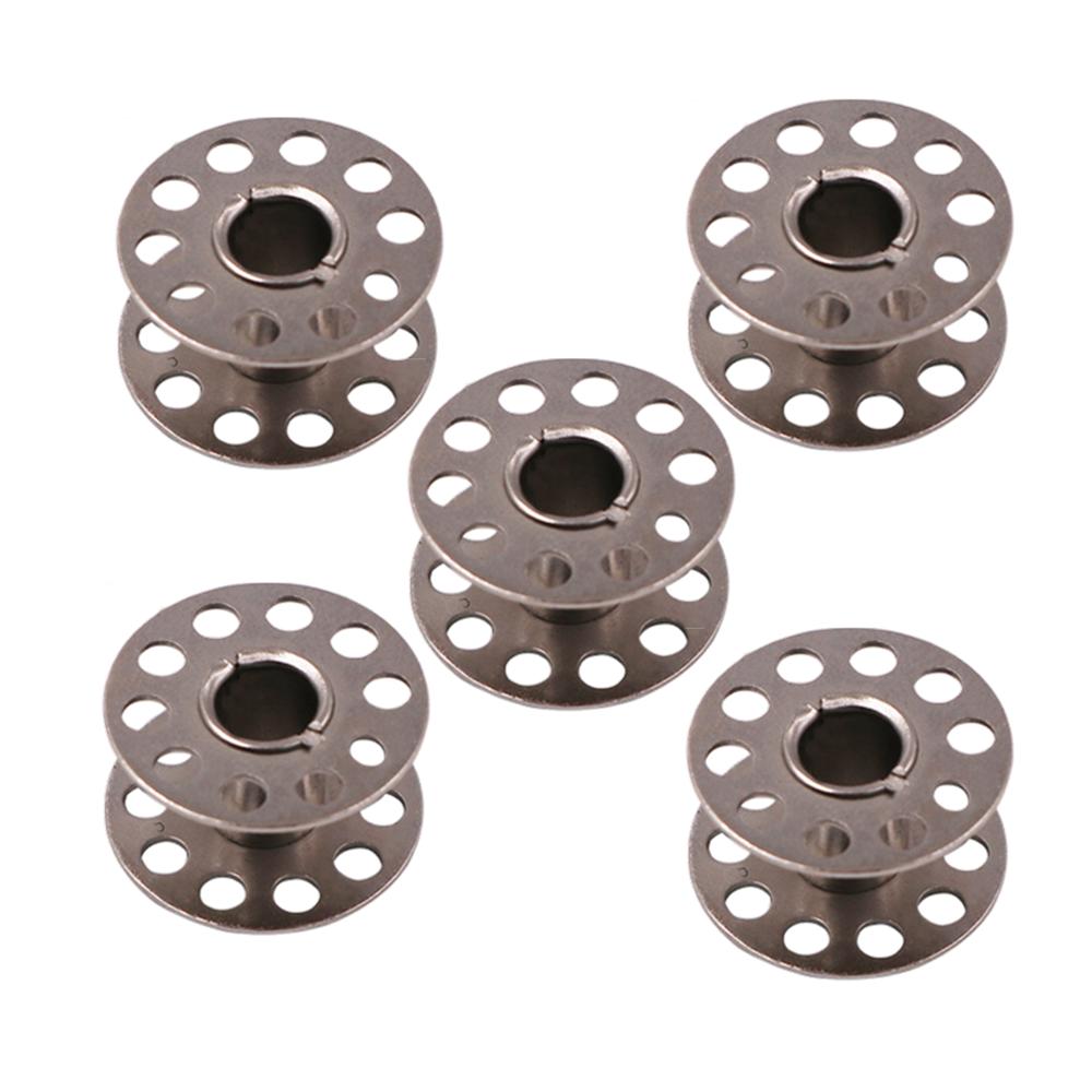 Hohe Qualität 1 Stück Spulenkapsel + 5 Stück Metallspulen für für Brother für Singer Haushaltsnähmaschine Nähzubehör Werkzeuge