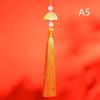 5Pcs Fan Tassels Bookmark Tassels Silky Handmade Soft Craft Tassels With Loops For Diy Crafts Jewelry Making Party Decor