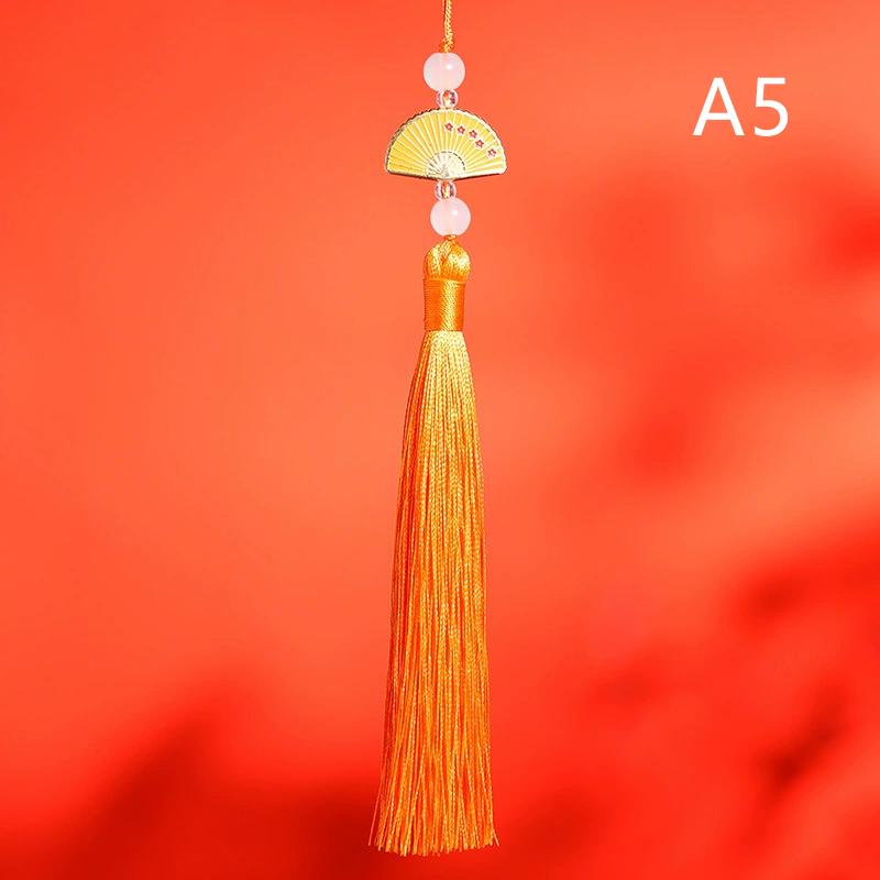 5Pcs Fan Tassels Bookmark Tassels Silky Handmade Soft Craft Tassels With Loops For Diy Crafts Jewelry Making Party Decor