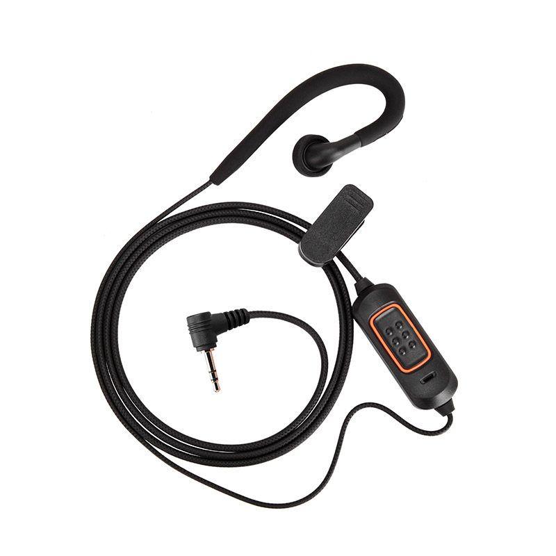 Soft Ear-Hook Earphones for Walkie-Talkies, Telephone Headsets, High-End Ear-Hook Style Small Devices, Compatible with K, Y, and m Connectors