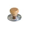 Newcomer Exclusive: Solid Wood Anti-Scald Pot Lid Knob - Universal Handle for Cookware with Free Shipping