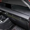 For Mazda 3 Axela - 2024 2025 Carbon Fiber Car Center Console Dashboard Air Vent Outlet Cover Trim Interior Accessories