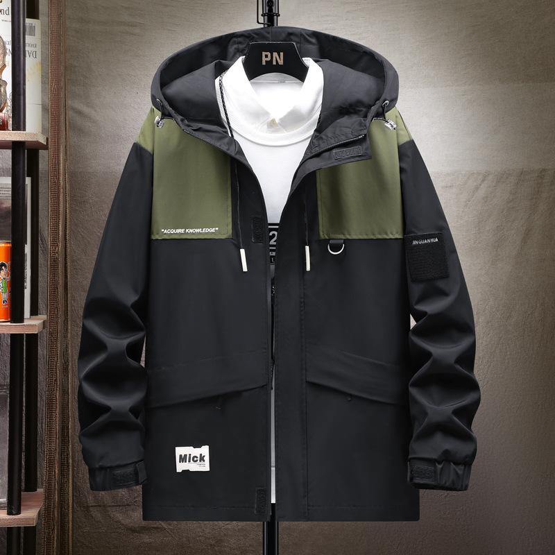 Spring and Autumn Men's Fashion Outdoor Sports Leisure Cargo Jacket