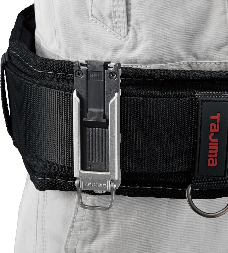 Tajima Safe System Safety Holder for Waist Slim Easy Top Button for Any Position Around the Ribbed Design to Prevent Side Special Design to Prevent