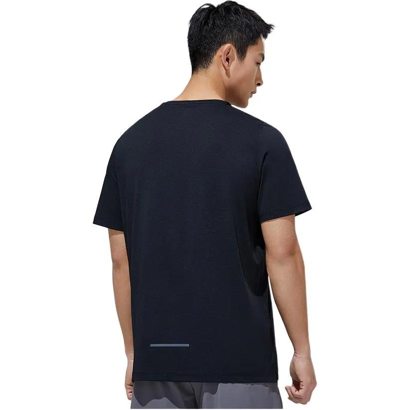 ANTA T Shirts Men's Black Crew Neck Moderate Straight Fit (Unisex) T-Shirts 952325103 6