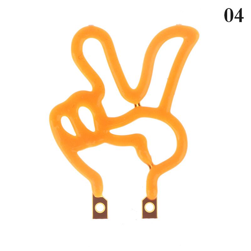 3V LED COB Edison Flexible Filament Candle Diode Light Holiday Party Love Letter Flower Decoration Light DIY Bulb Accessories