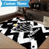 Custom Name Cam Abstract Artwork Rug Game Carpet, Floor Mat for Bedroom Living Room Entryway Rug, Home Decor Idea Gift for Christmas Birthday