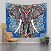 Bohemian Wall Art Tapestry?- Galaxy Elephant Graphic for Living Room