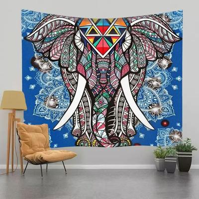 Bohemian Wall Art Tapestry?- Galaxy Elephant Graphic for Living Room