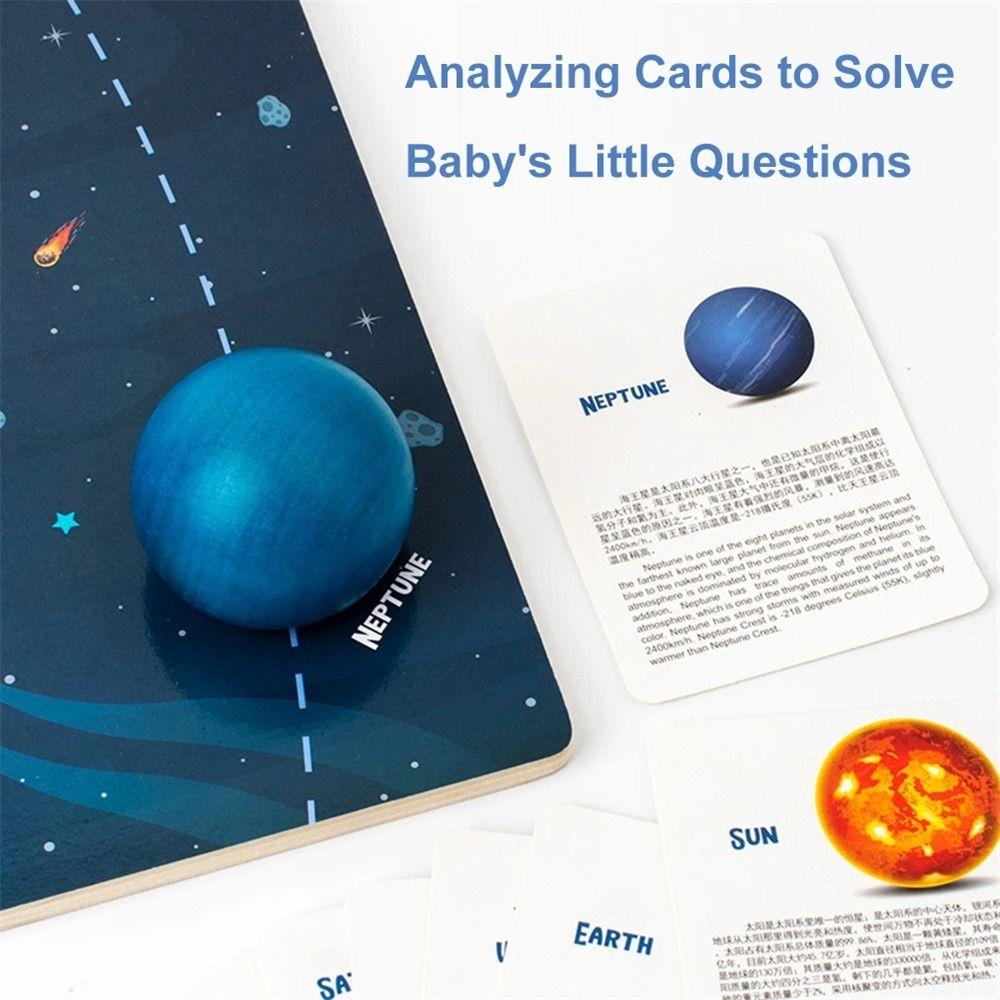 Universe Cognition Solar System Puzzle Toy Eight Planets Planet Board Toy Parent-child Interactive