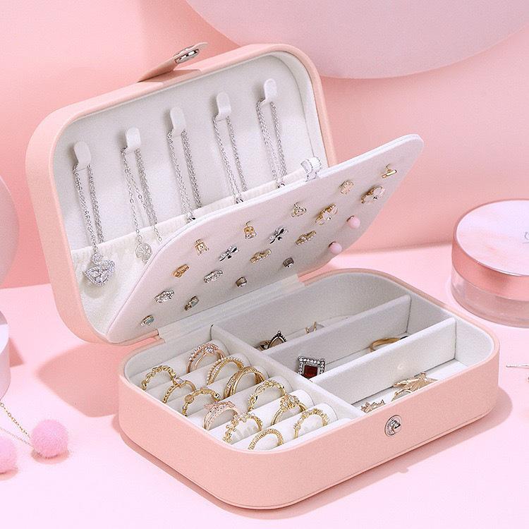 Luxury Multi-layer Jewelry Storage Box for Necklaces & Earrings - Large Capacity Organizer