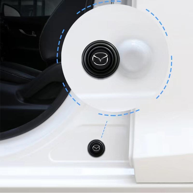 Car Door Anti-Collision Silicone Pads Shock Absorber Gasket Suitable For Mazda 3 5 6 323 626 CX-3 CX-4 CX-5 CX-7 CX-9 Axela 6 RX8 7 MX3