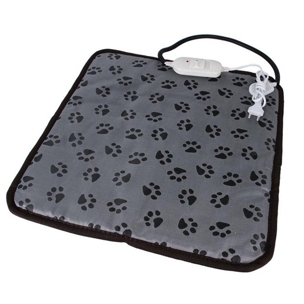 

Footprint Pattern Waterproof Bite-resistant Cat Dog Electric Blanket Warm Mat Lightweight Electric Blanket for Pets,45*45cm US Plug