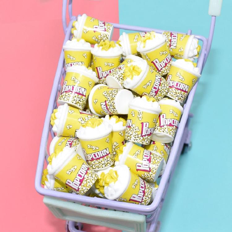Simulation Popcorn Earrings Funny Three-dimensional Earrings for Birthday Gift