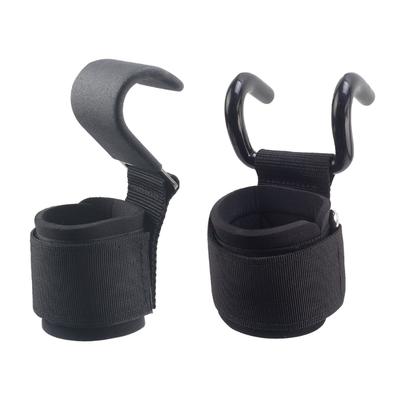 Weight Lifting Hook Grips With Wrist Wraps Heavy Duty Weightlifting Hook with Padded Handle Workout Strap Easy To Use
