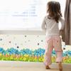Blue Flowers Self Adhesive Wall Border Sticker for Corner and Kickboard, Decoration for Hallway Living Room Kitchen Entrance, Peel and Stick Wallpaper