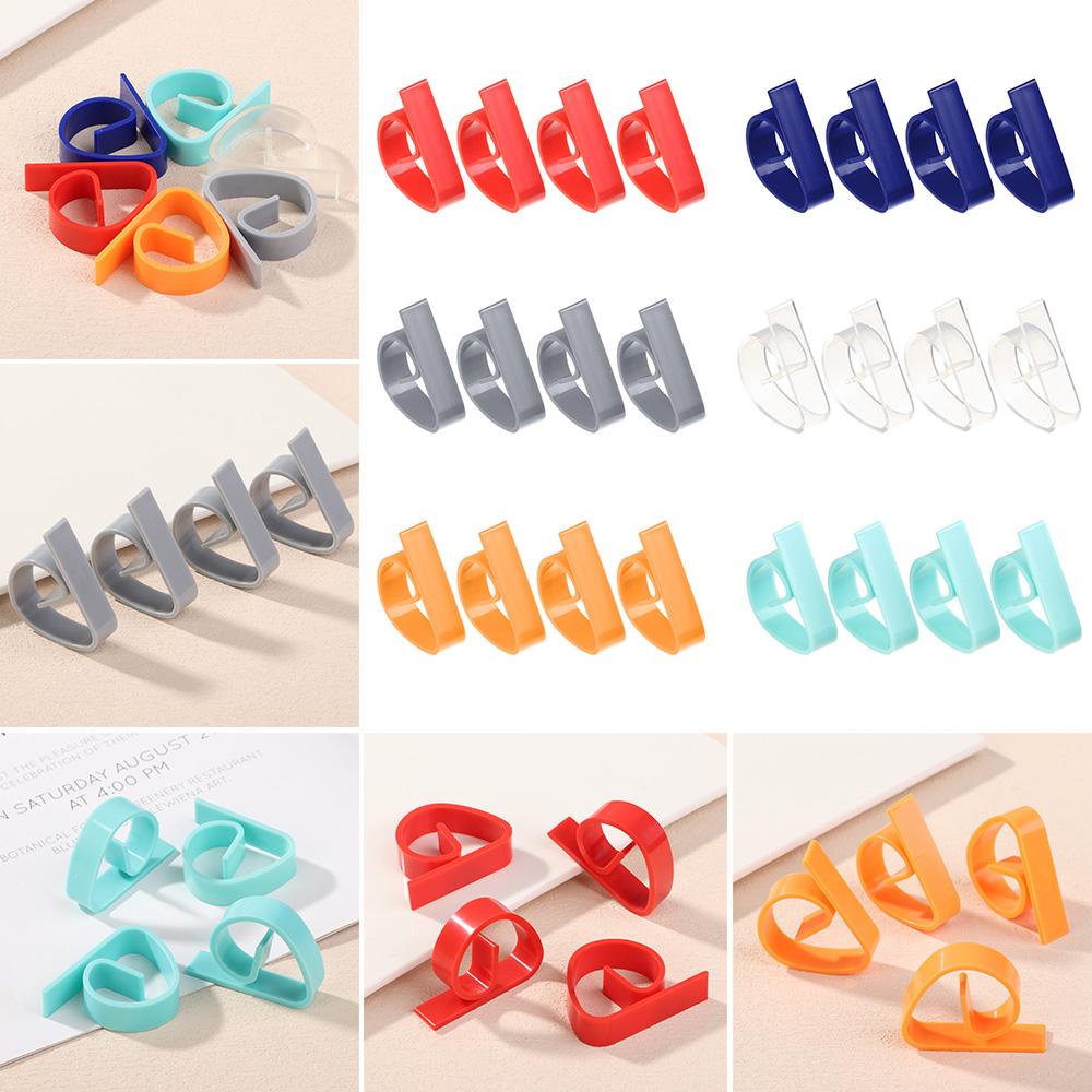 4 Pcs Plastic Anti-Slip Tablecloth Clip Tables Cloth Clamps Cover Party Picnic Wedding Prom Multi-function Tablecloth Holder