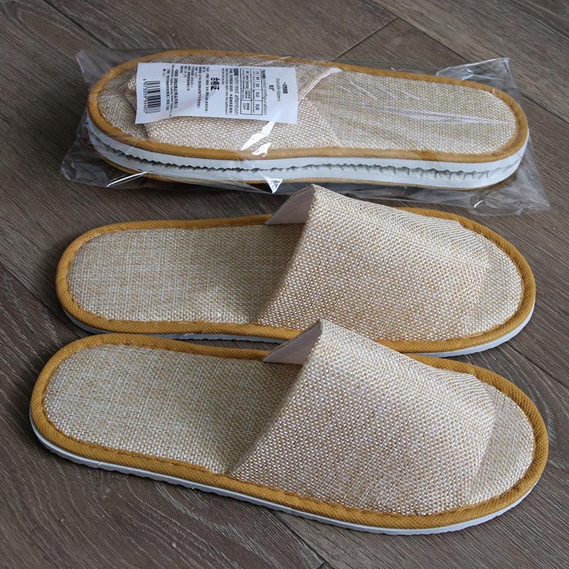 "Thickened Disposable Hotel Room Cotton Slippers"
