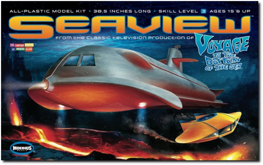 

Атомная подводная лодка Platts Moebius Seaview Renewal Scale Plastic Model MOE707R Ver. 1/128
