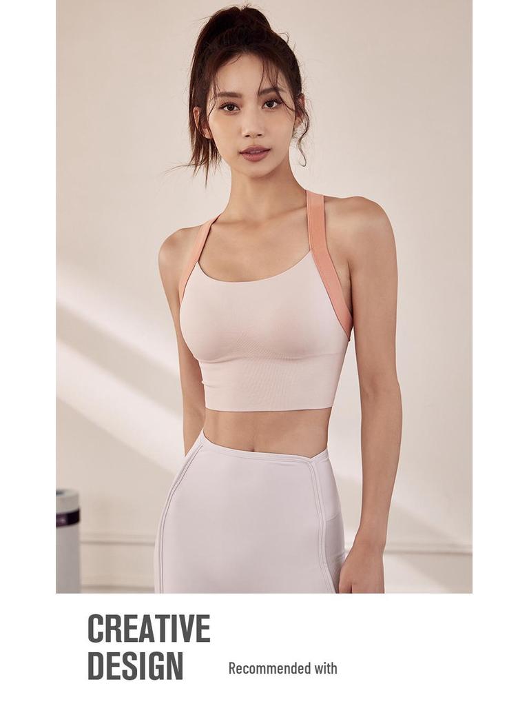 Women's Shockproof High-Intensity Sports Bra - Supportive Yoga & Running Vest
