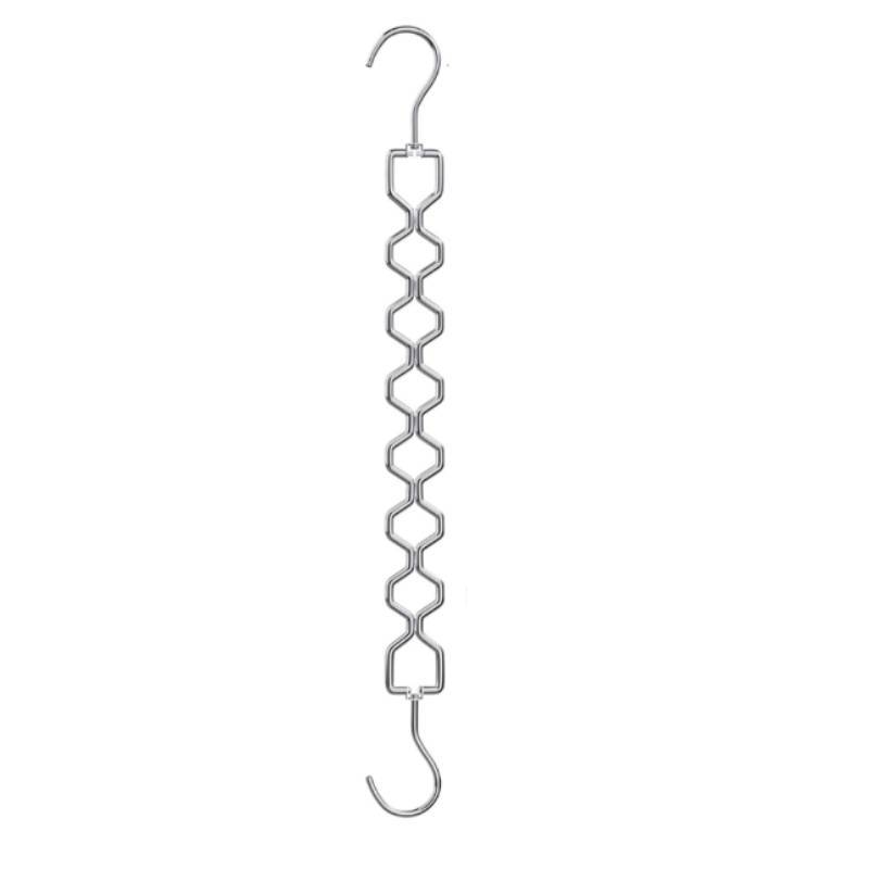 Metal Rotating Hook With 8hole Connector For Closet Organization And Garment Storage