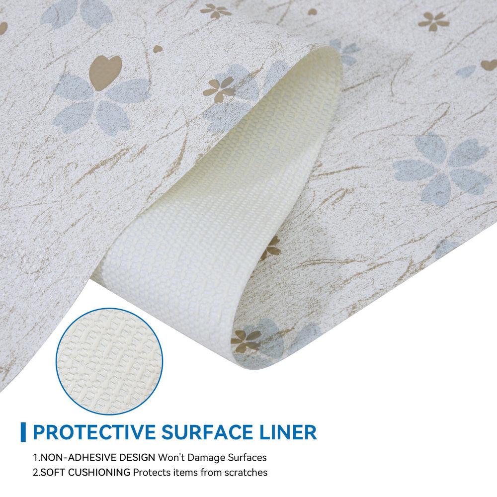 Customizable Waterproof Tear Resistant PVC Shelf Liner for Kitchen and Dining Table 152cm*30.48cm&300gsm