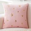 New Plush Sequins Star Pillow Valentine's Day Ins Embroidered Bunny Feather Sofa Pillow Living Room Sofa Pillow Cover