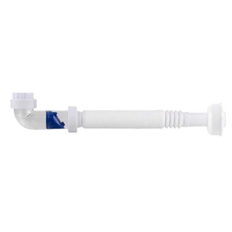Single-Head Anti-Odor Telescopic Drain Pipe for Washbasin