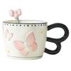 High Looking Butterfly Cup Ceramic Mug for Girls Birthday Gift Souvenir Water Cup Office Coffee Cup