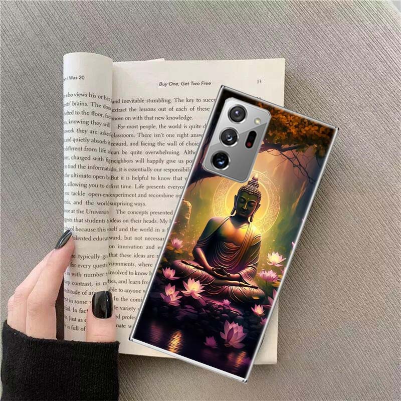 Buddhaya Dhama Phone Case For Samsung Galaxy S25 Edge S24 S23 FE S22 S26 Ultra S21 S20 S10 Plus Capa Soft