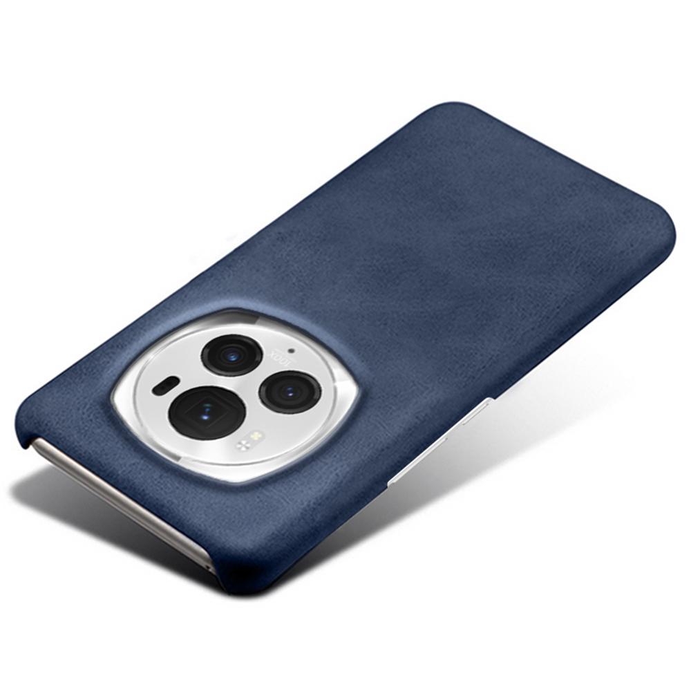 

For Honor Magic6 Pro 5G Case Calf Texture Shockproof Phone Protector Brown