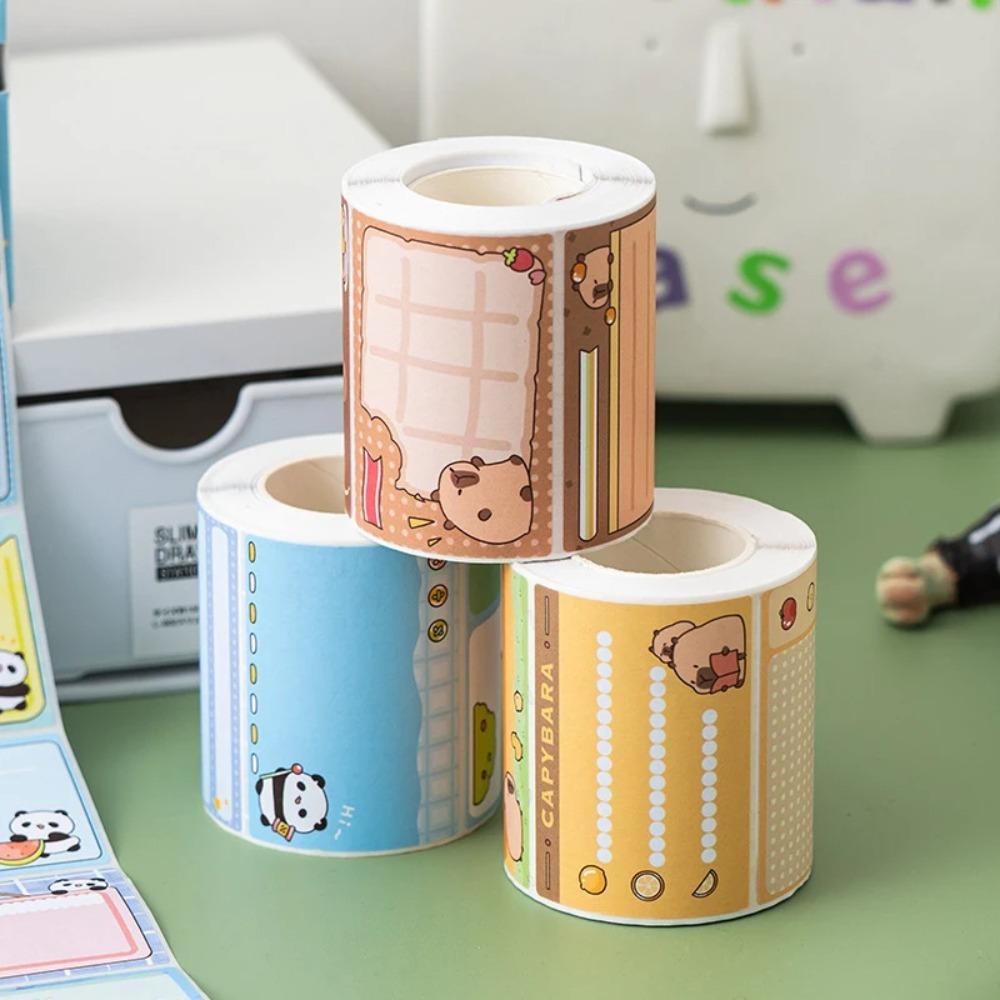 Stationary Capybara Pull Out Sticky Notes Sticky Notes Cute Capybara Memo Pad  Office Supplies