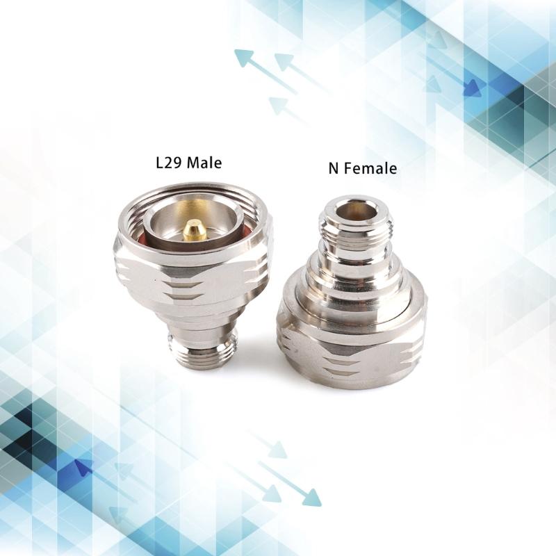 L29 7/16 DIN Stecker auf N Buchse Adapter Konverter N auf 7/16 DIN Adapter für Kommunikationsnetzwerk Zubehör