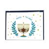 HappyHanukkah 3D Greeting Card for Chanukah Festival Handmade Presents PopUp Menorah Light Gift Card Blessing Cards