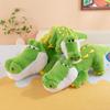 Large Crocodile Hugging Pillow Green Giant Stuffed Animal Doll Toy Soft Plush Body Pillow for Kids And Adults