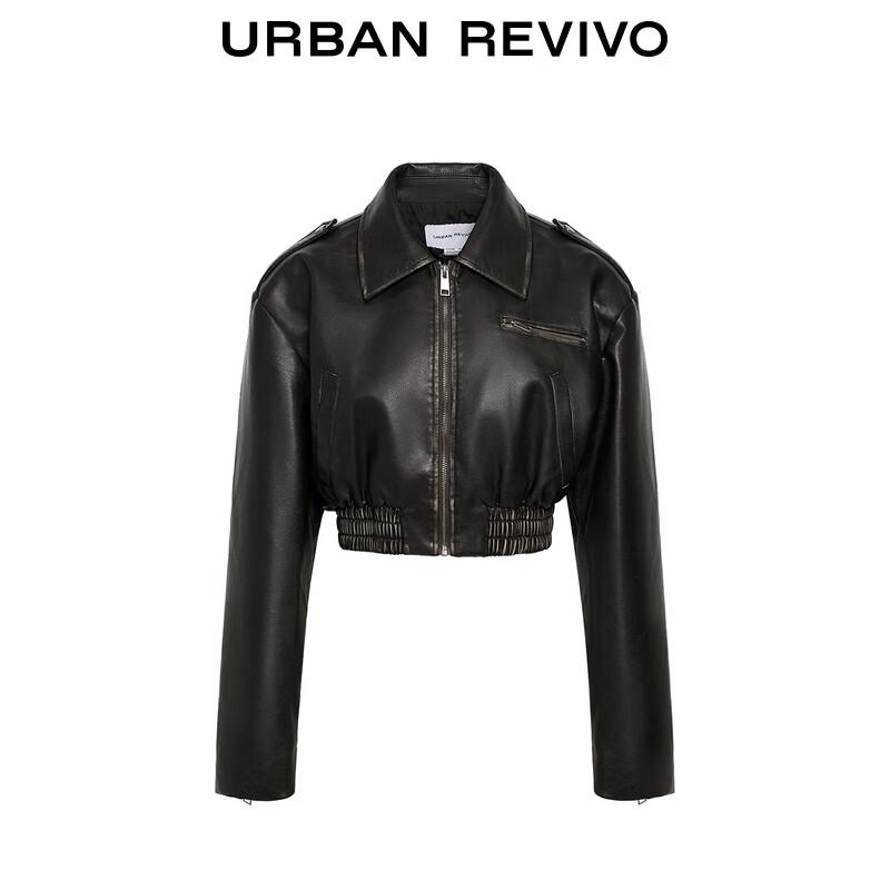 UR Women's Faux Leather Moto Jacket